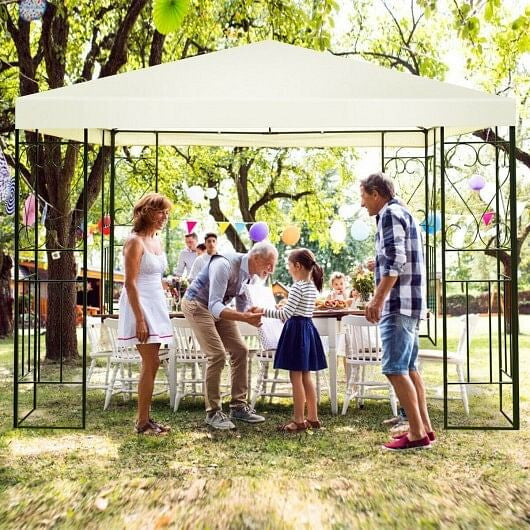 10 x 10 Feet Patio Gazebo Canopy Tent Garden Shelter-3